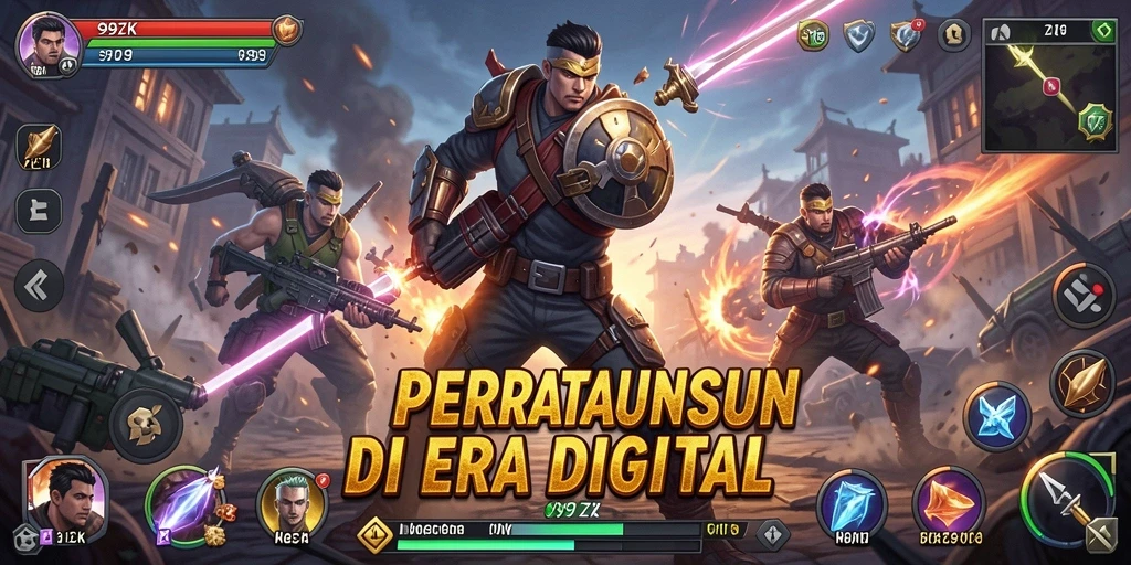 Tangkapan layar 99ZK menampilkan aksi pertarungan yang mendebarkan.