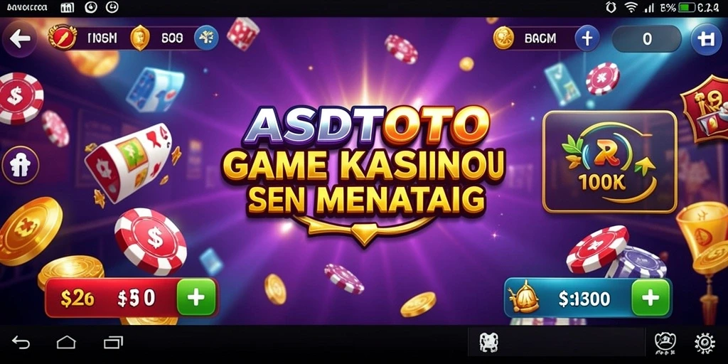 Tampilan gameplay menarik dari ASDTOTO dengan berbagai pilihan permainan Kasino.
