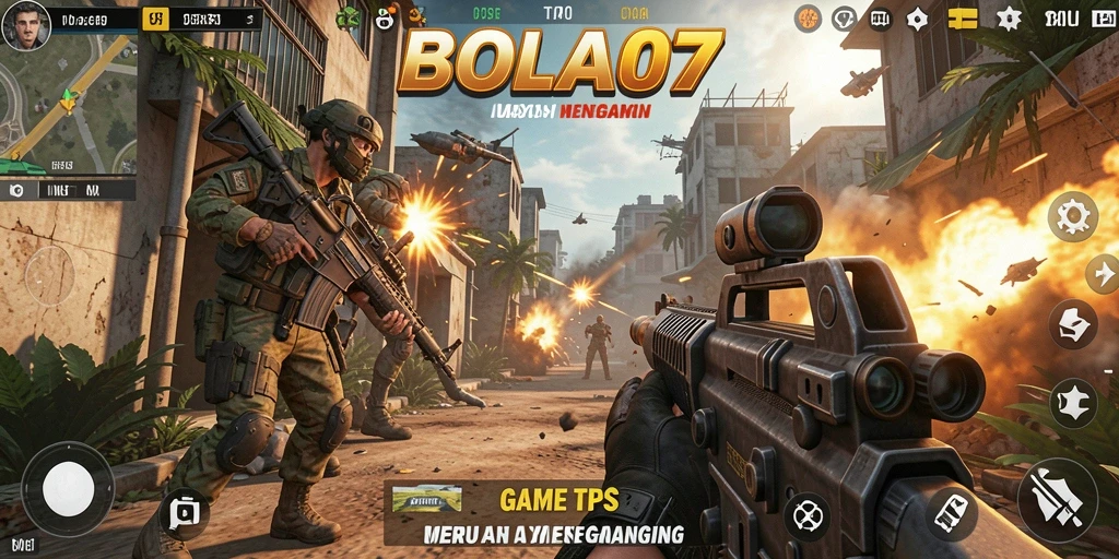 Tampilan aksi seru dalam gameplay BOLA07 yang mendebarkan.