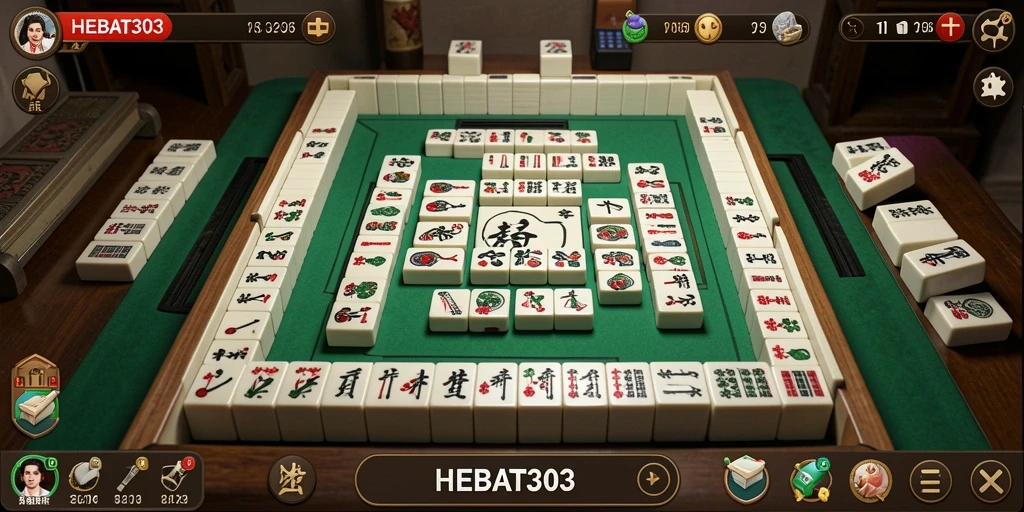 Tampilan gameplay HEBAT303 yang menarik dalam permainan Mahjong.