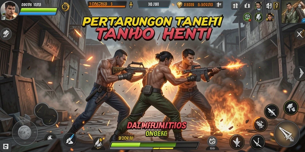 Tangkapan layar menampilkan pertempuran epik dalam ID6788.
