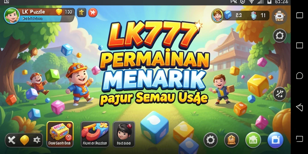 Screenshot LK777 menampilkan gameplay Puzzle yang seru.