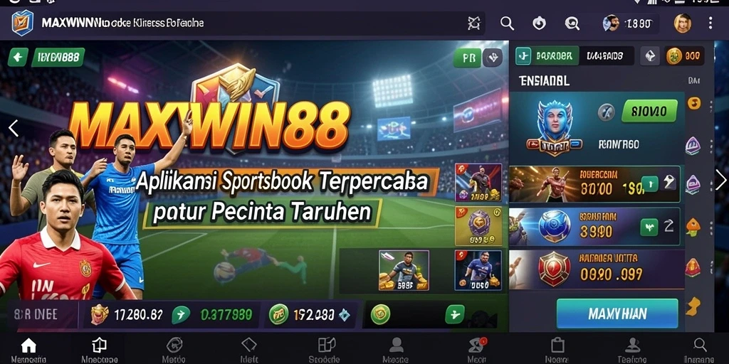 Tampilan screenshot dari gameplay seru Sportsbook MAXWIN88.