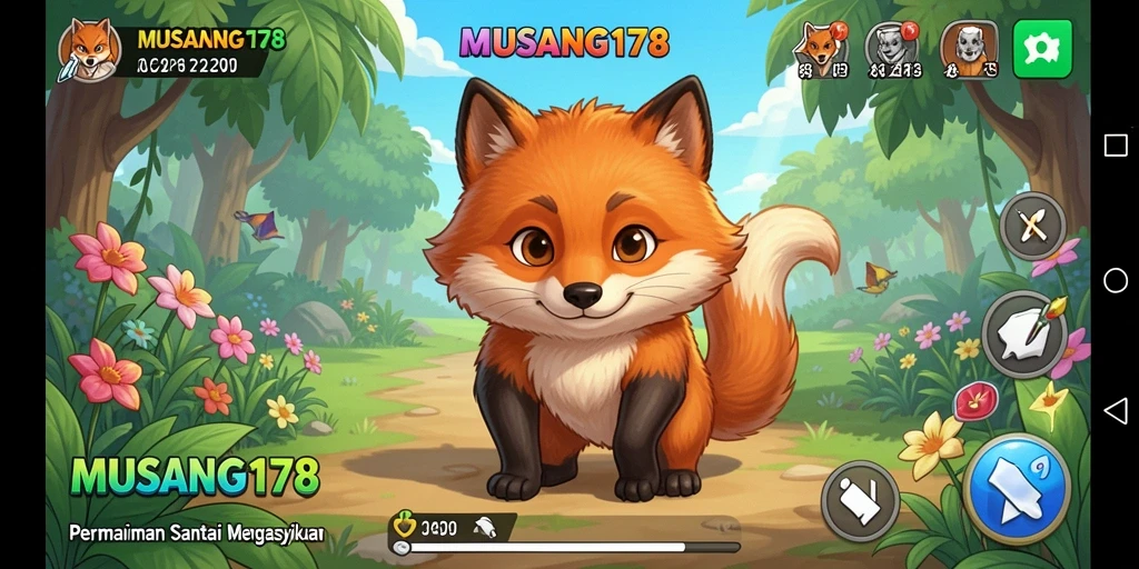 Tampilan gameplay <strong>MUSANG178</strong> yang menarik dan penuh warna.