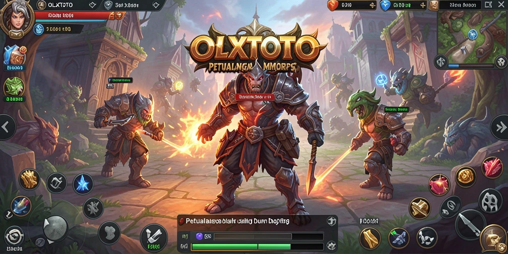 Gameplay seru dan interaktif dalam dunia OLXTOTO MMORPG.