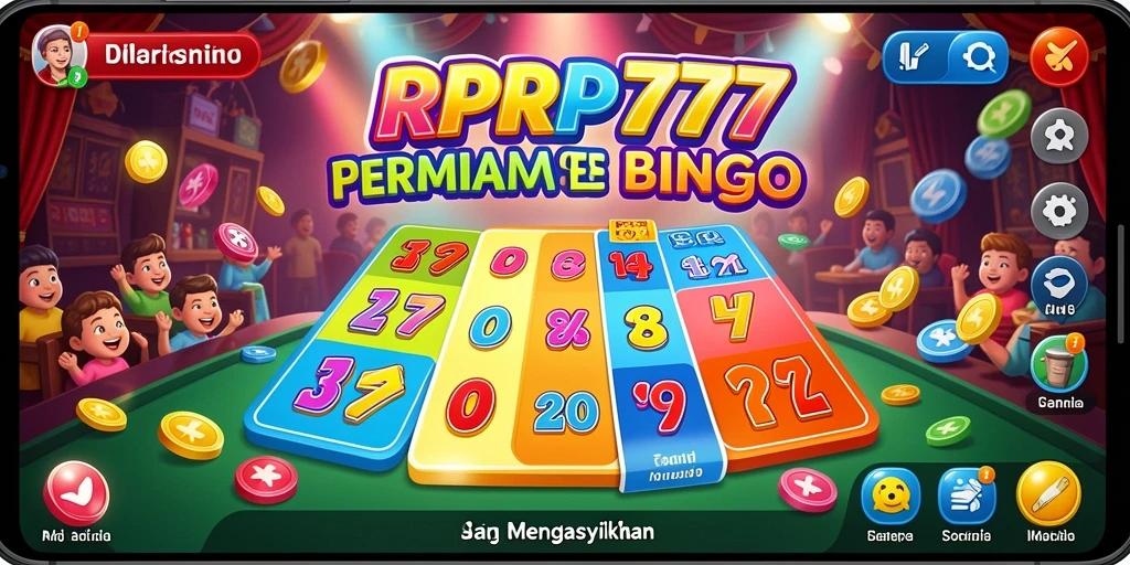 Tampilan screenshot RPRP777 menunjukkan suasana permainan Bingo yang seru dan interaktif.