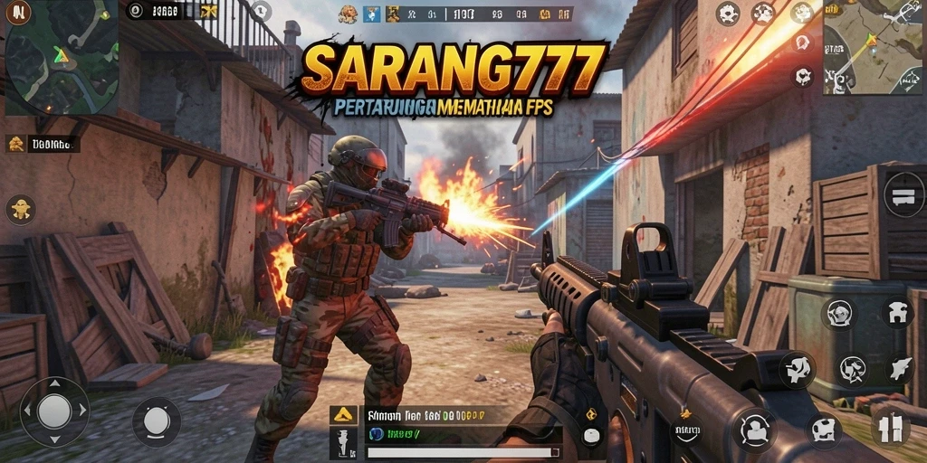 Tampilan gameplay SARANG777 yang intens dan penuh aksi.