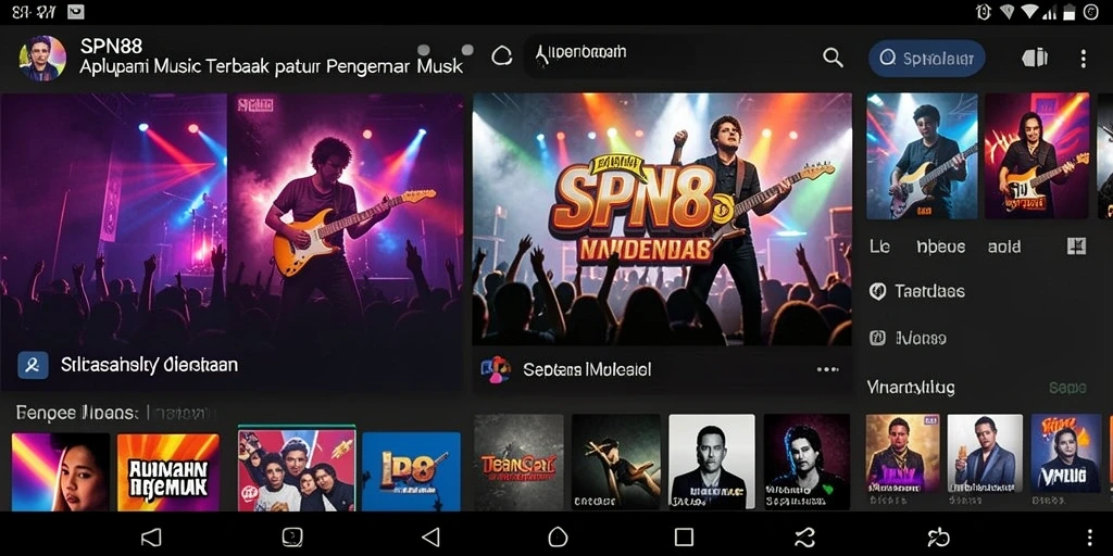Screenshot SPN88 menampilkan antarmuka yang menarik dan mudah digunakan.